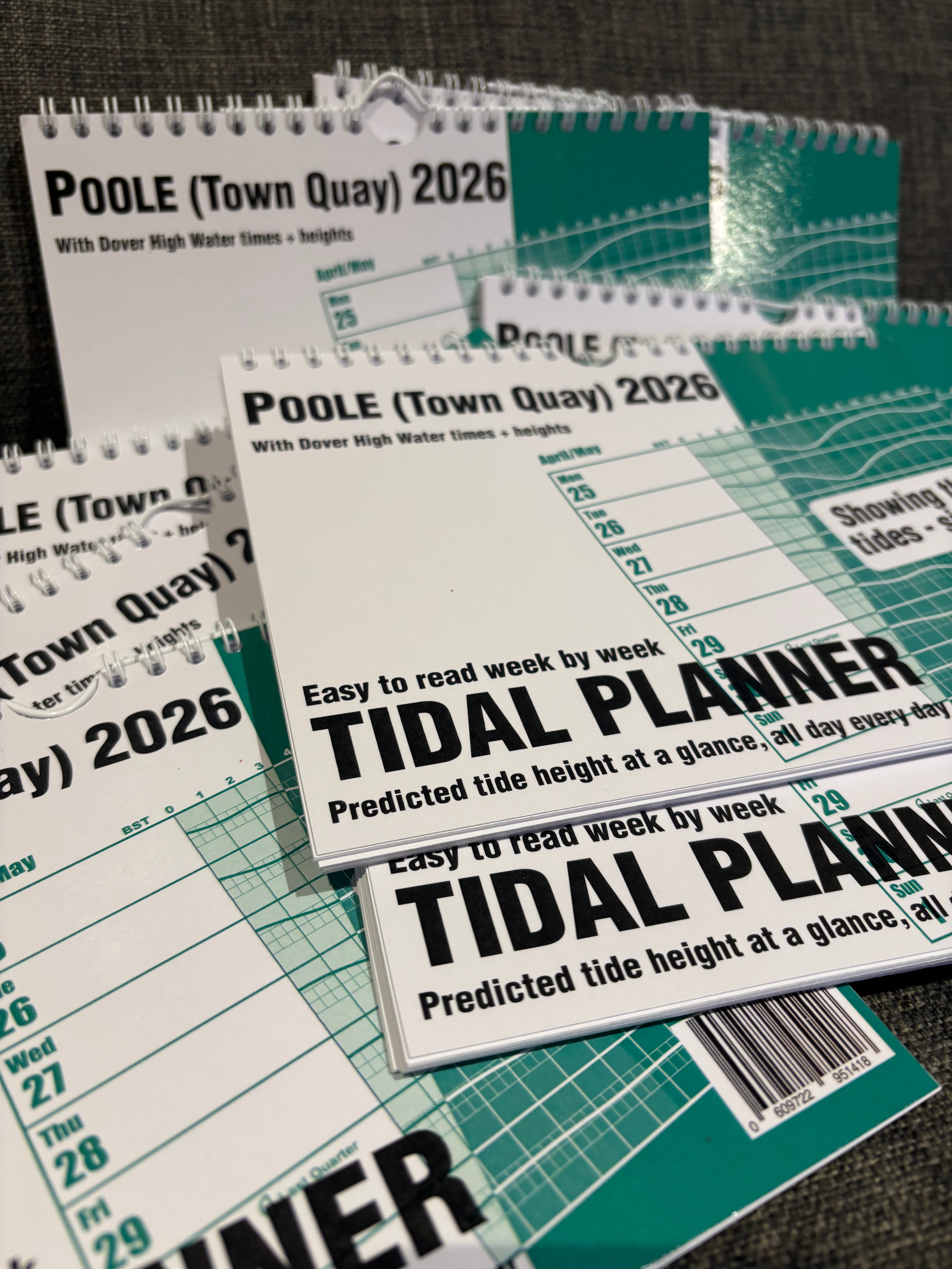 Poole Harbour Tidal Planner 2026