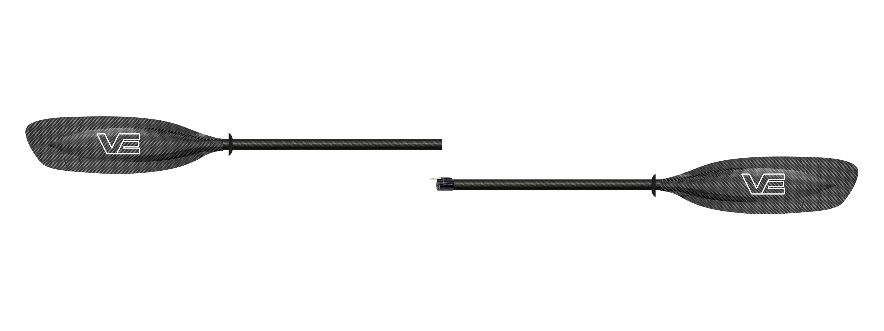 VE 2 piece adjustable kayak paddles