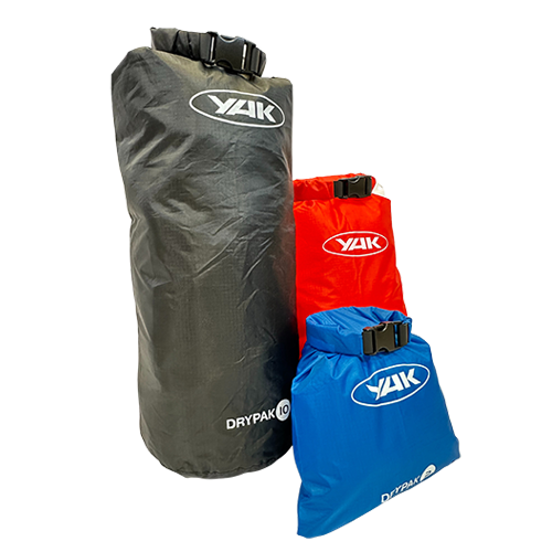 YAK Dry Bag Range. 2 litre, 5 litre, 10 litre.